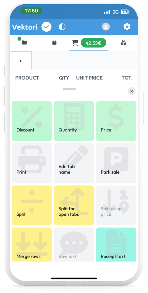 Vektori POS Order Details